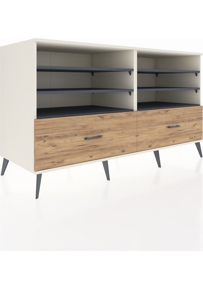 Kronos Konsol 6 Raflı 2 Çekmeceli 176x59x99 Aytaşı-antrasit/çam Antrasıt/atlas Çam - Aytası Kronos Konsol 6 Raflı 2 Çekmeceli 176x59x99 Aytaşı-antrasit/çam Antrasıt/atlas Çam - Aytası