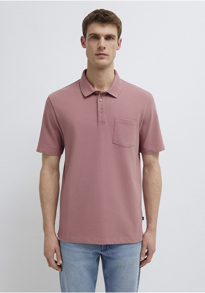 Mavi - Cepli Pembe Polo Tişört 0613465-70948