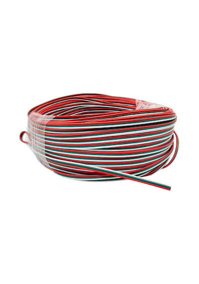 3 Pin Kordon Kablo 3x0.22mm Şerit Led Kablosu 3 Lü Jst Elektrik Kablosu Kalaylı Bakır Kablo 100 Metre