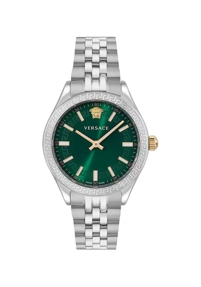 Versace Hellenyium 36 Mm Quartz Saat Vrscvehu01125 Yeşil