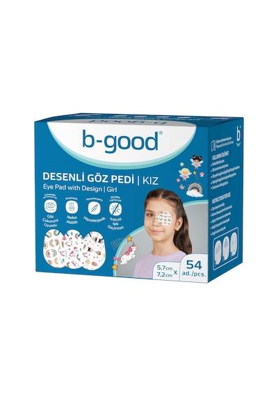 B-Good Kız Çocuk Desenli Göz Pedi 54'lü