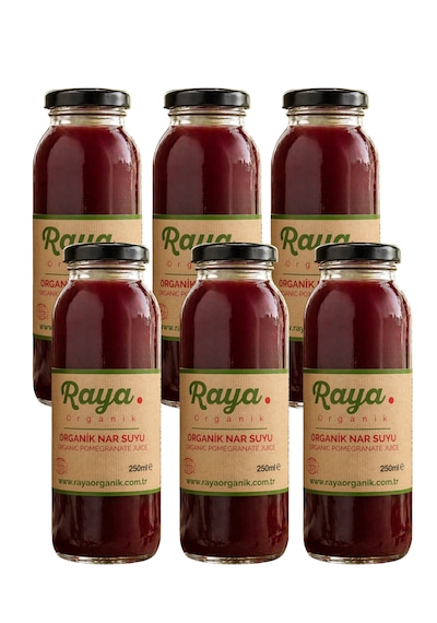 Organik Nar Suyu 6 Lı Set 6 X 250 Ml Toplam 1500 Ml