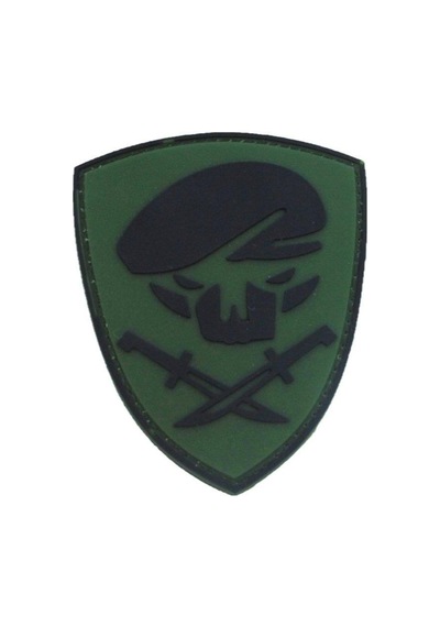 Terrien Premium Askeri Motif Silikon Arma Taktiksel Ürün Single Sword Komando Bere- Plastik - Peç Çok Renkli