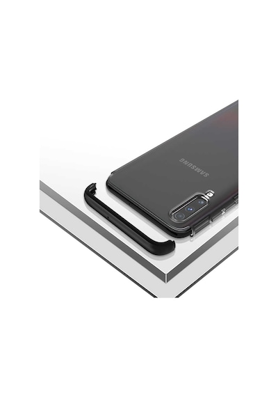 Galaxy A70 Kılıf Zore Nili Kapak Mavi