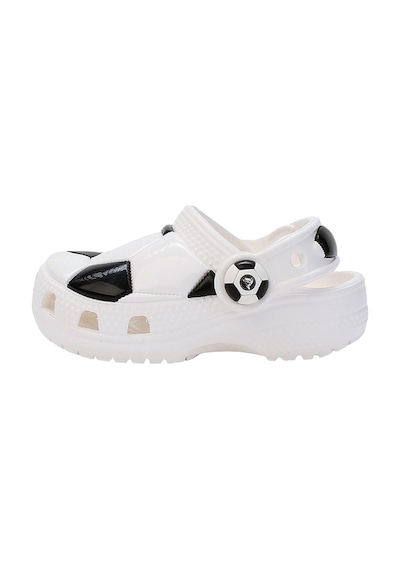 210023-103 Crocs Classic Soccer Ball Clog T Çocuk Terlik Beyaz 210023-103 Beyaz Siyah