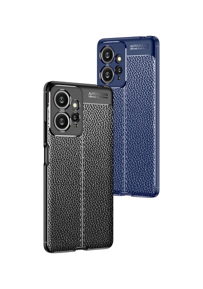 Xiaomi Redmi Note 12 4g Kılıf Deri Görünümlü Silikon Kamera Korumalı Üstün Koruma Pazarplus Siyah