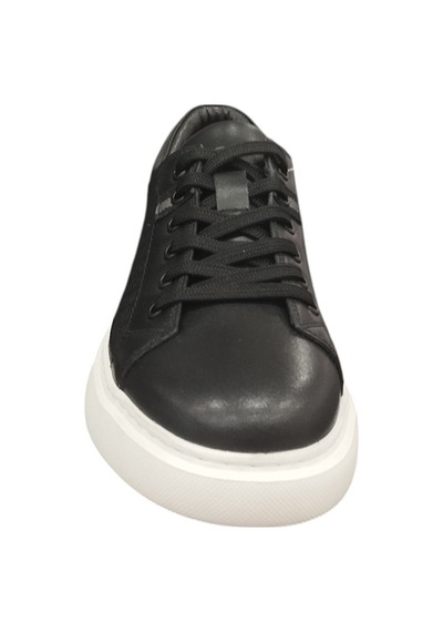 Taşçı Ayakkabı Erkek Hakiki Deri Ortopedik Eva Taban Günlük Sneaker Ayakkabı Siyah