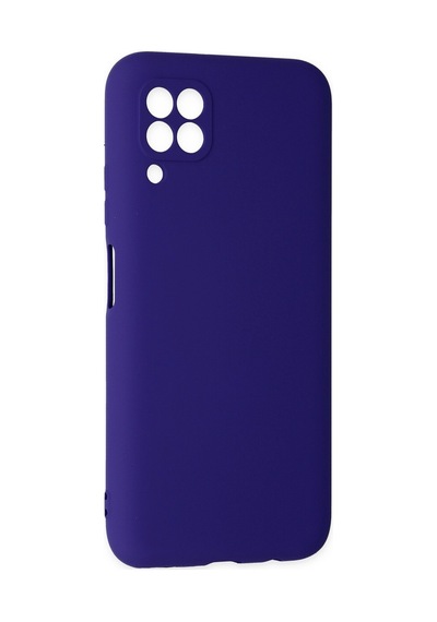 Huawei P40 Lite Uyumlu İçi Kadife Lansman Tasarım Silikon Telefon Kılıfı Mor