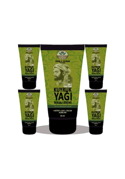 İbn-i Sina Herbal Kuyruk Yağı Kremi 5 Adet X 50 Ml