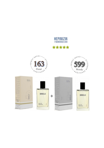 163 + 599 Kadın / Erkek Parfüm Edp 50 Ml Floral / Woody - Mnms163 Baharat
