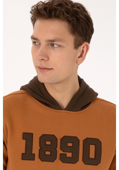 U.s. Polo Assn. Erkek Sweatshirt 50316359-vr233 Bisküvi