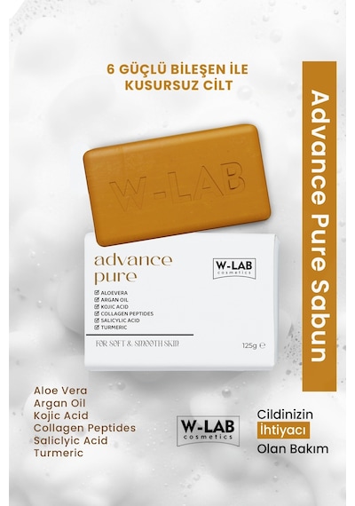 W-Lab Cosmetics Advance Pure Sabun 125 G