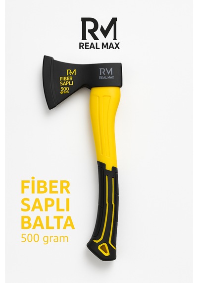 500 Gr Fiber Saplı Balta Ergonomik Ve Dayanıklı Tasarım