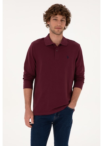 U.s. Polo Assn. Erkek Plum Sweatshirt 50307688-vr177 New Plum