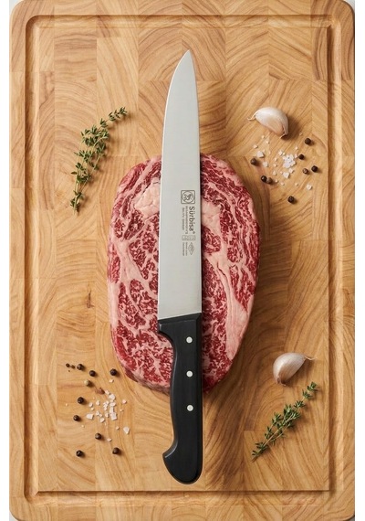 Sürmene Kasap Bıçağı Pimli Sap 36 Cm Kelle Kuşbaşı Kesim Kemik Sıyırma Doğrama Bıçağı Sürbisa 61050