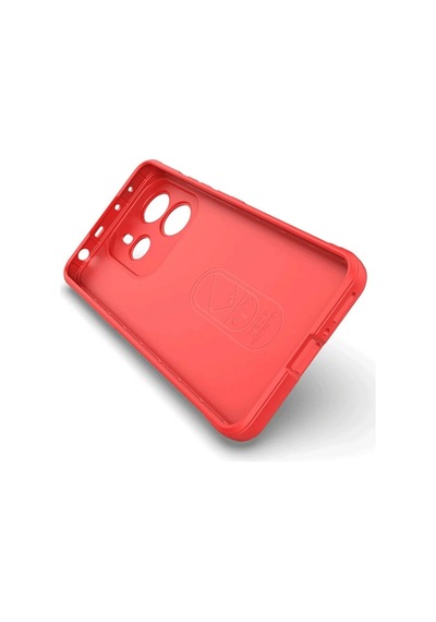 Redmi Note 14 4g Kılıf Optimum Silikon - Kırmızı Bz8683140840976