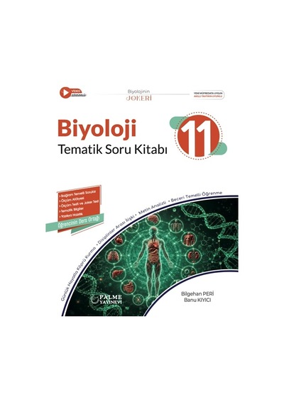 Palme 11.sınıf Joker Biyoloji Tematik Soru Kitabı Yeni Maarif Model