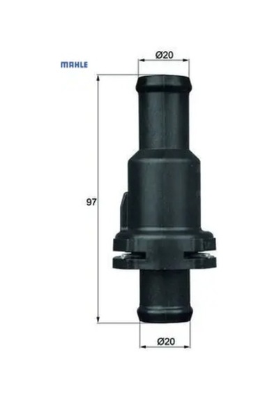 Termostat Komple 75c Golf 5-6-jetta-passat-scorocco-tıguan-a3-leon 04-11 1.4tsı-2.0tdı Bmy-blg-cff Mahle 1k0121113a