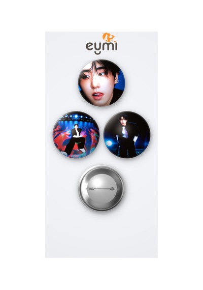 Stray Kids Karma Albüm Karma Versiyonu Han 3'lü Metal Rozet Seti 58mm İğneli Buton Çanta Yaka Rozeti Çok Renkli