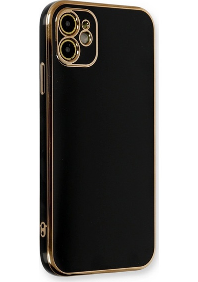 Apple  Uyumlu  iPhone 11 Kılıf Volet Silikon Siyah,