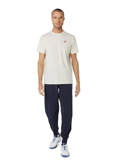 Asics Erkek Tişört Court Graphic Ss Top 2041a348-200 Krem