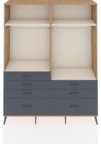 Hyperion Gardrop 4 Raflı 7 Çekmeceli 2 Askılı 176x44x221 Çam-aytaşı/antrasit Aytaşı/antrasit Hyperion Gardrop 4 Raflı 7 Çekmeceli 2 Askılı 176x44x221 Çam-aytaşı/antrasit Aytaşı/antrasit