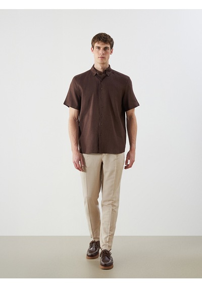 Lcw Vision Bej Standart Kalıp Gabardin Erkek Pantolon