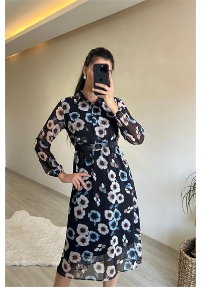 Neşeli Butik Kadın Desenli Gömlek Yaka Midi Elbise Nm011 Mint Yeşili Neşeli Butik Kadın Desenli Gömlek Yaka Midi Elbise Nm011 Mint Yeşili