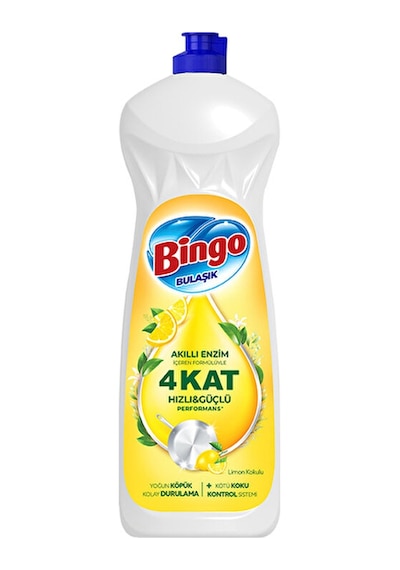 3 Adet Bingo Elde Bulaşık Deterjanı 650 Ml Limon