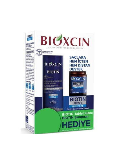 Biotin 5000 G Çinko 15 Mg Alana Biotin Şampuan 300 Ml