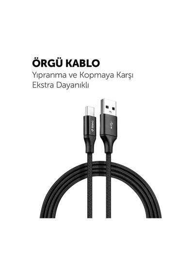 Alumicable Xl Usb-a - Usb-c Şarj Kablosu 2mt Diğer