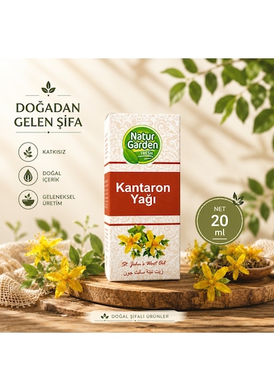 Natur Garden Kantaron Yağı 20 ML