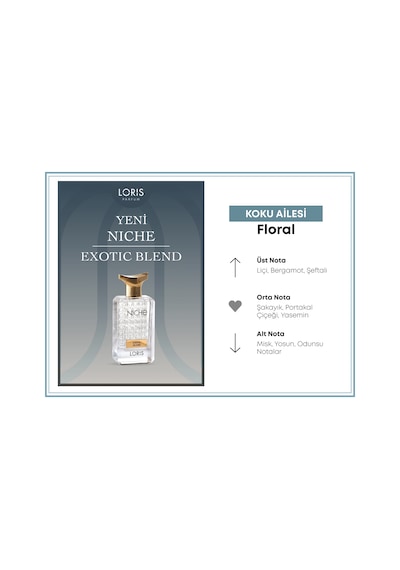 Loris Niche Exotic Blend Parfüm 70 ML Çiçek - Meyve