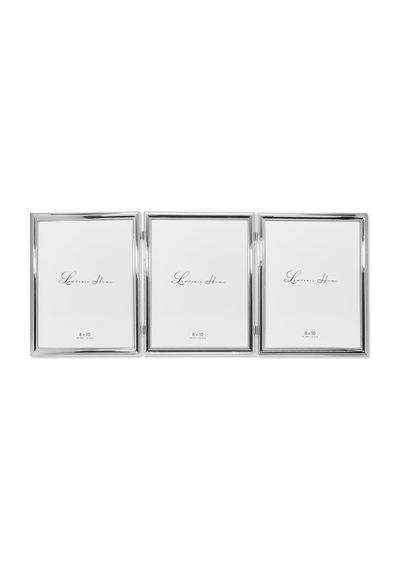 Lawrence Frames 510780t Üçlü Resim Çerçevesi, Gümüş Kaplama, 20,3 X 25,4 Cm