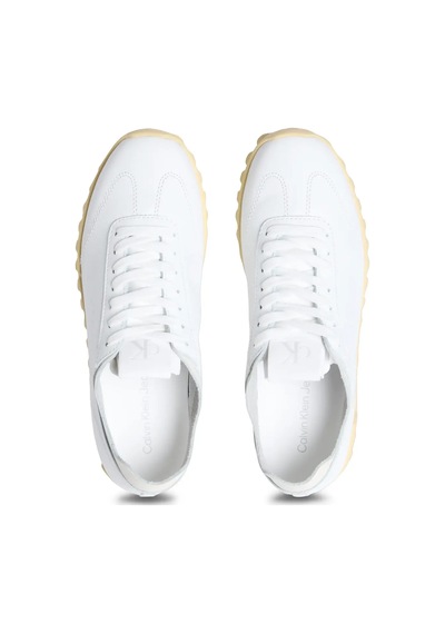 Calvin Klein Low Profıle Runner Deri Beyaz Spor Ayakkabı