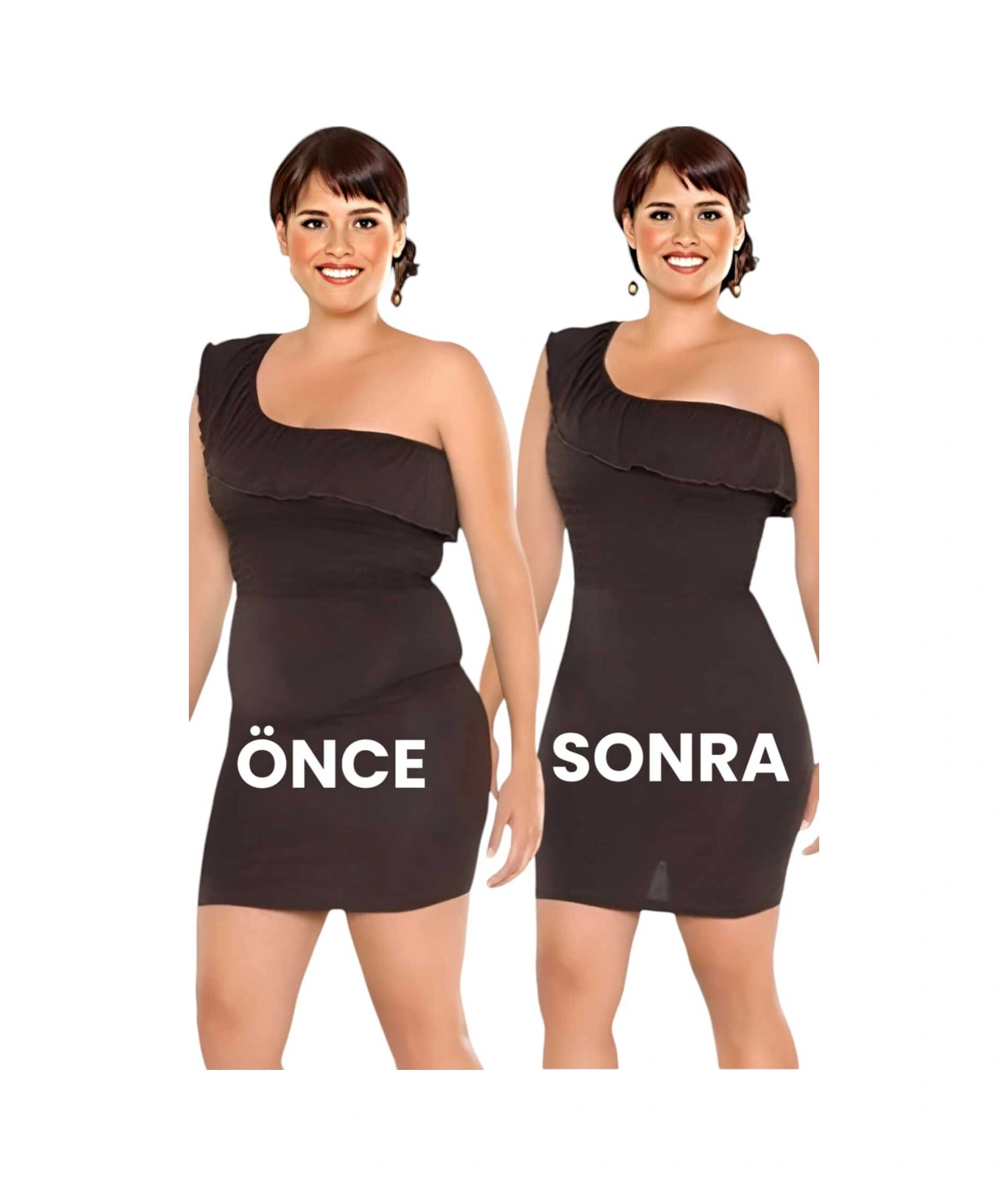 Tezzgelsin Kadın Dikişsiz Yüksek Bel Karın Toparlayıcı String Korse Siyah