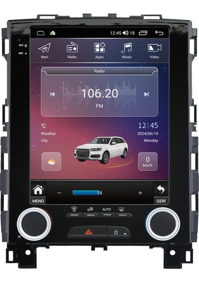 Otolas Hyundai Accent Blue Android Multimedya Ekran 2016-2024 4 Gb + 64 Gb 9"