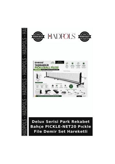 Delux Serisi Park Rekabet Bahçe Pıckle-net20 Pıckle File Demir Set Hareketli Diğer