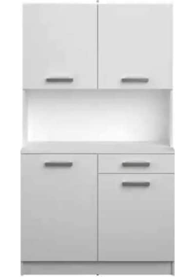 Arslan Çok Amaçlı Dolap-mikrodalga-erzak-airfryer-mutfak-kiler Dolabı-kahve Köşesi-beyaz-100cm Beyaz Arslan Çok Amaçlı Dolap-mikrodalga-erzak-airfryer-mutfak-kiler Dolabı-kahve Köşesi-beyaz-100cm Beyaz