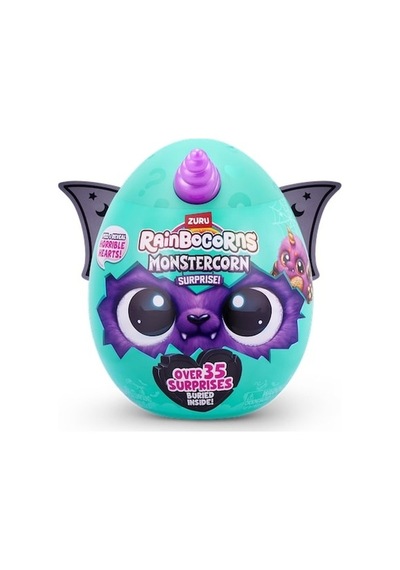 Raınbocorn Monstercorn Surprız Pelus-9297 Mor Boynuz
