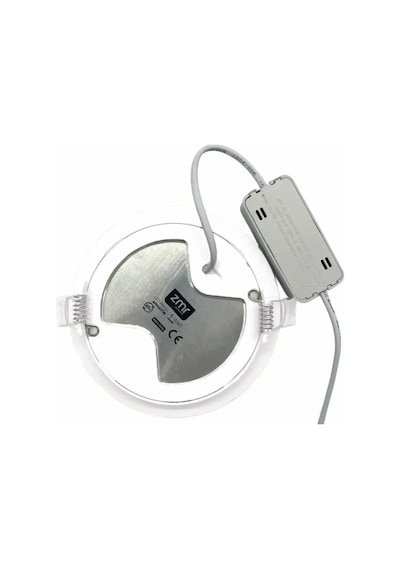 Zmr Zmr-202/b.30 2 Li Set 6w Gömme Led Spot Alüminyum Kasa 3000k Günışığı Slim Yuvarlak Tavan Armatürü Beyaz