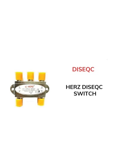 Herz 4x1 950-2400mhz 3db Diseqc Switch Uydu Birleştirici