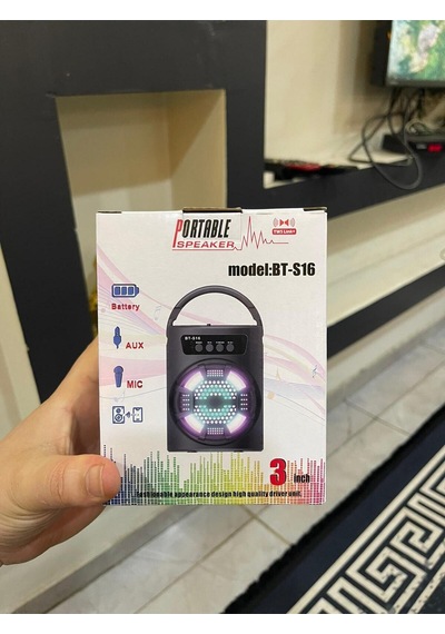 Portable Speaker Bt-s16 Bluetooth Renkli Hoparlör