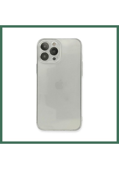 En-cag iPhone 13 Pro Uyumlu Kılıf Fly Lens Silikon - Şeffaf Bss