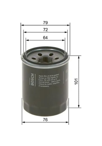 Bosch 09864b7045 Yag Filtresi 5876150000 8981650710 98165071