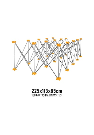 Sgs Katlanır Çalışma Tezgahı Alüminyum 225 113 85 Cm Sgs922