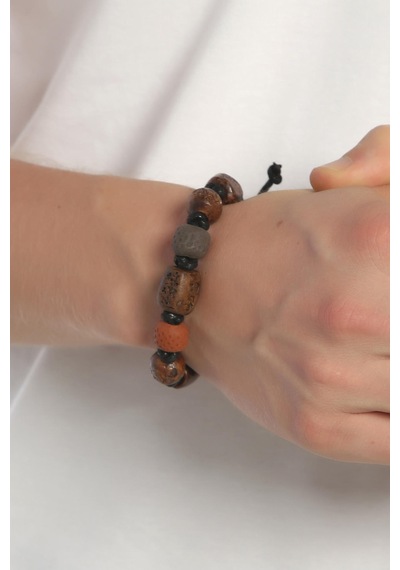 Tblk01272 Maya Ajbit Unisex Doğal İpli Unisex Bileklik 1271-1300 Çok Renkli