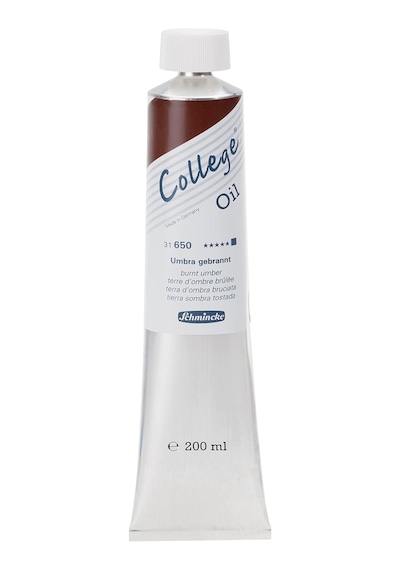 Schmincke College Yağlı Boya 200ml - N:650 Burnt Umber Diğer