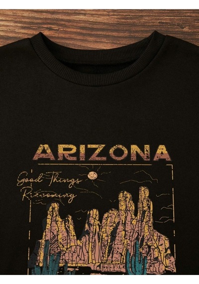 Altamira Unisex Arizona Bisiklet Yaka Sweatshirt 001