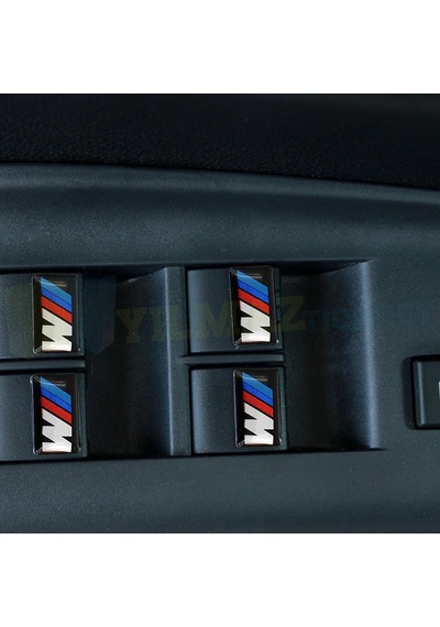 Bmw M Logo Torpido Direksiyon Jant Vites Damla Sticker Etiket  10 Adet